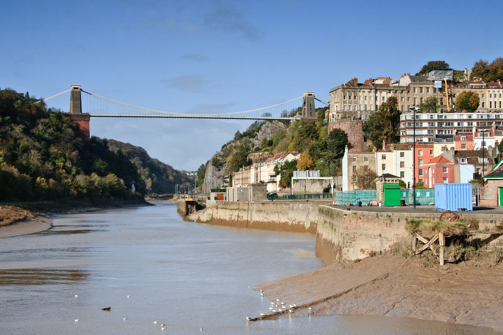 Le pont suspendu de Clifton au-dessus des gorges de l’Avon.