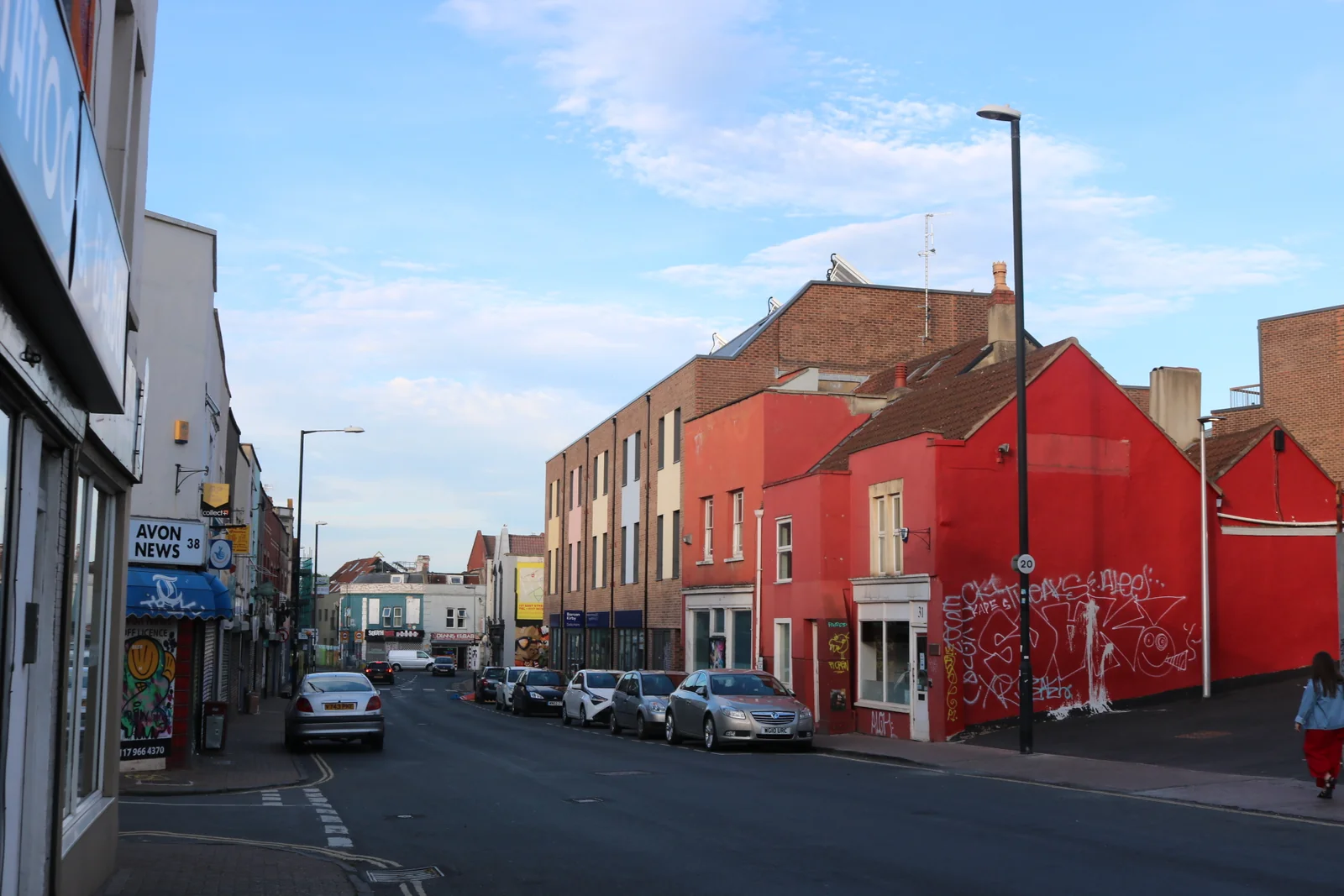 North Street dans le quartier de Southville à Bristol.