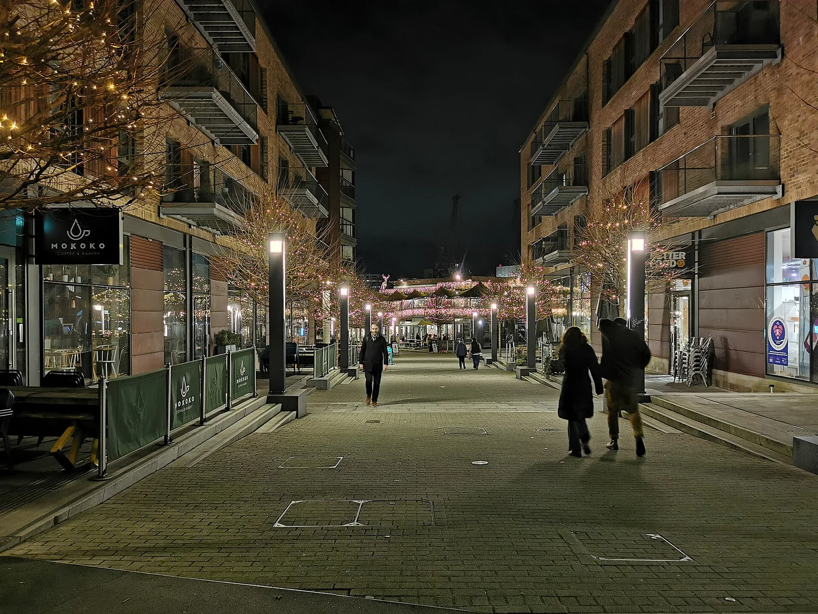 Les quais et les bâtiments de Wapping Wharf à Bristol.